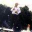 Manifestation contre la reprise des essais avec John Doom à Genève (août 1995)